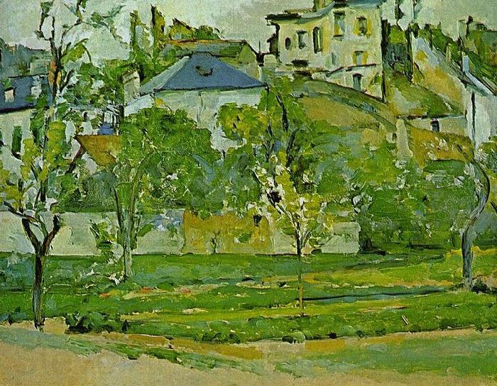 Paul Cezanne Obstgarten in Pontoise Norge oil painting art